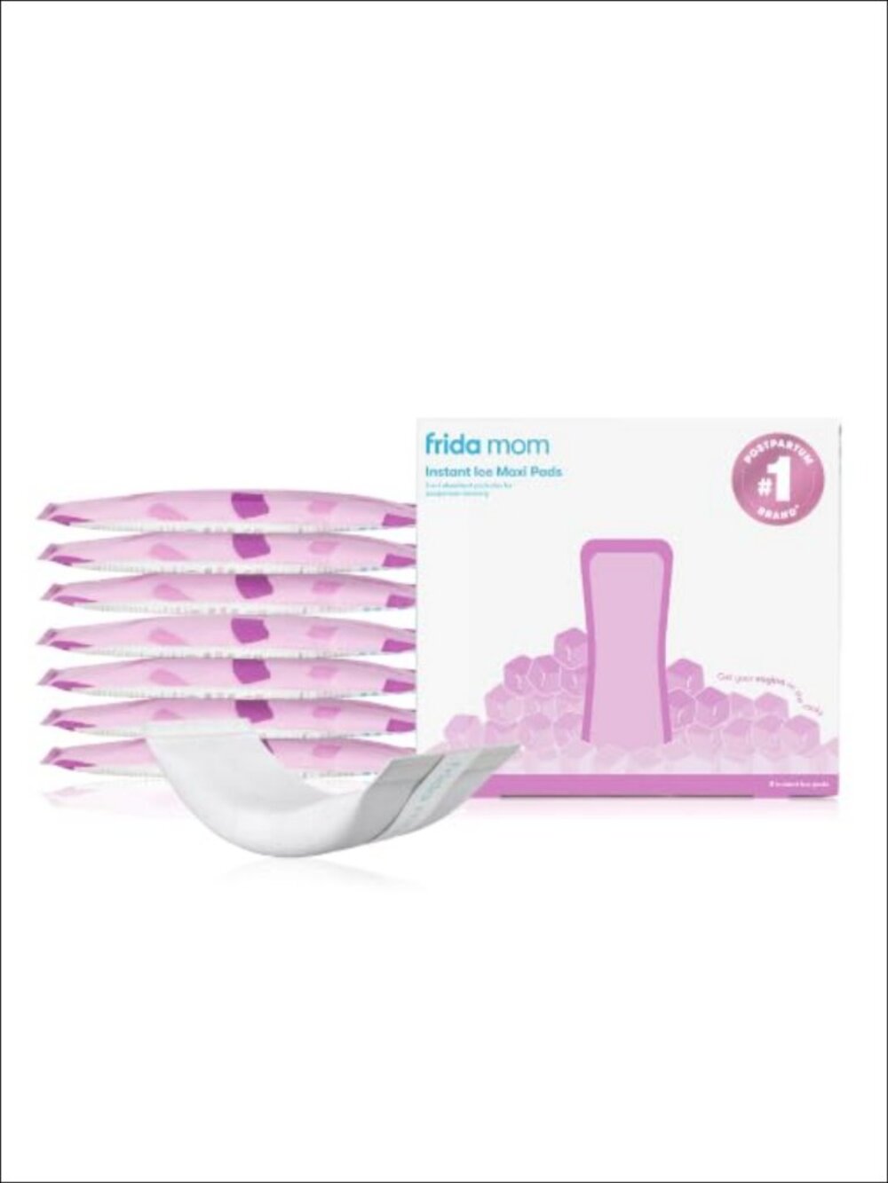 2-in-1 Postpartum Perineal Ice Maxi Pads Absorbent Maternity Pad 8ct